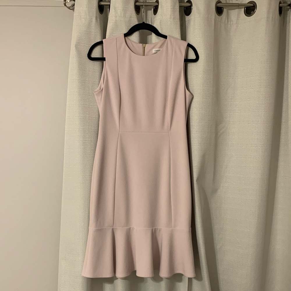 Calvin Klein Light Pink Midi Dress